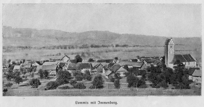 Lommis mit Immenberg ab Postkarte